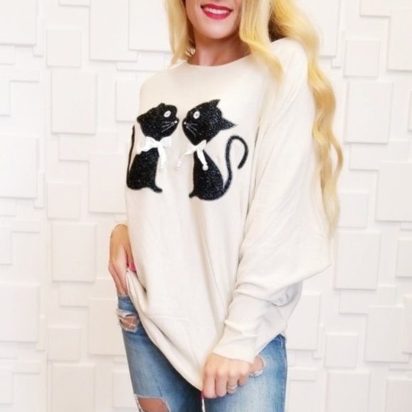 Top Sweater Top Kittens - Picture 2 of 5